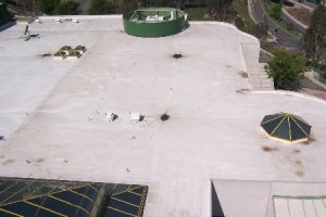 flat hypalon single ply roofs